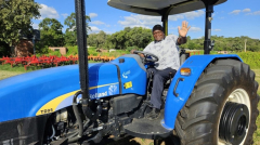 Tractor donation from Bridging the Gap